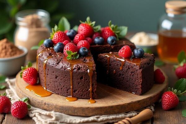کیک شکلاتی رژیمی