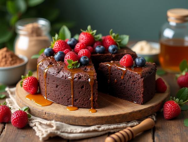 کیک شکلاتی رژیمی