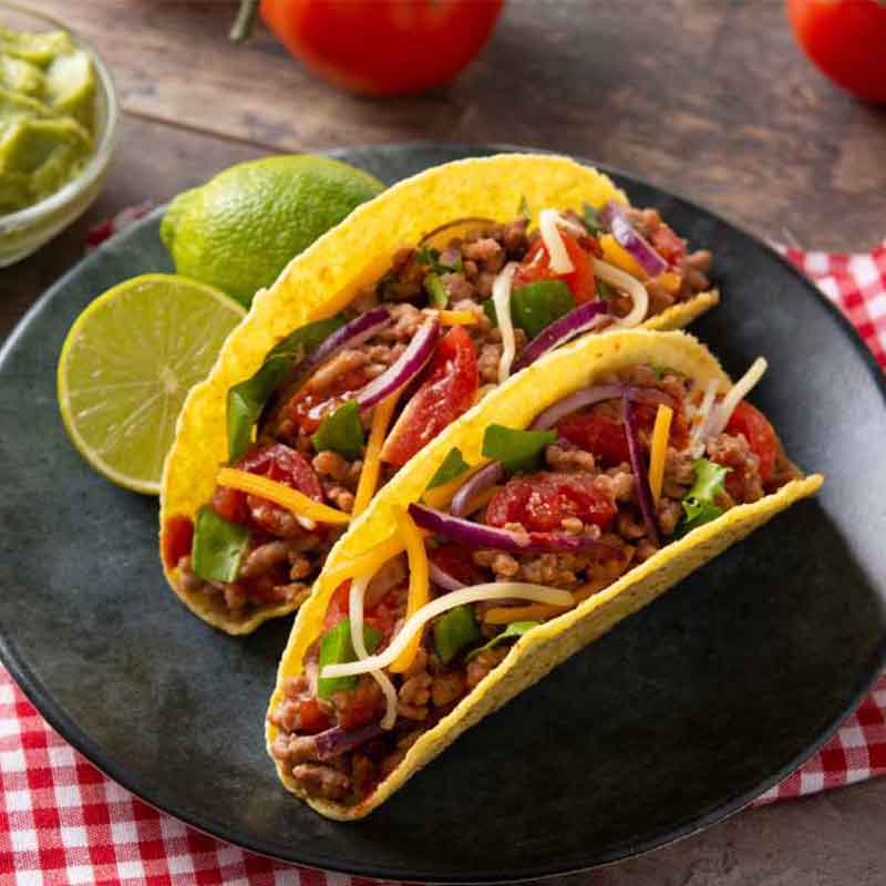 تاکو گوشت مکزیکی