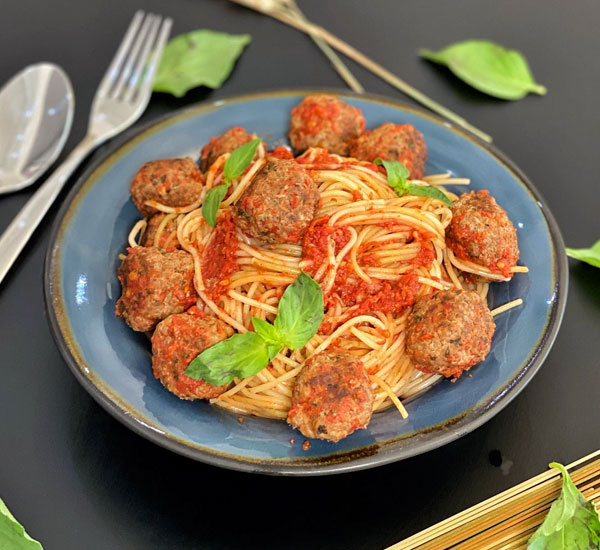 پاستا فتوچینی میت بال