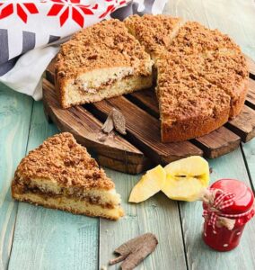 طرز تهیه کیک سیب و کرامبل خانگی: دستور پخت آسان و حرفه ای